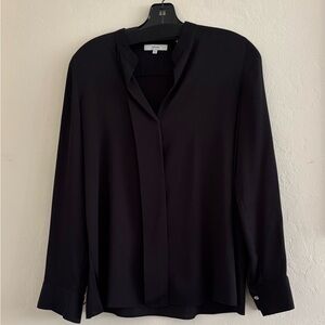 Vince Black Women's Blouse 100% silk